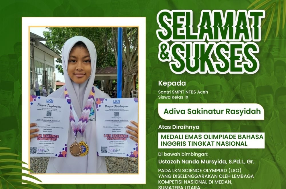 Peraih Medali Emas Olimpiade Bahasa inggris Tingkat Nasional